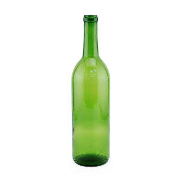 Green Glass Bordeaux Bottle Case of 12 (750 ml | 26.4 oz)