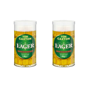 Tom Caxton Traditional Lager - Experience Refreshment in Every Sip (1.8 kg | 3.9 Lb) | Pack of 2