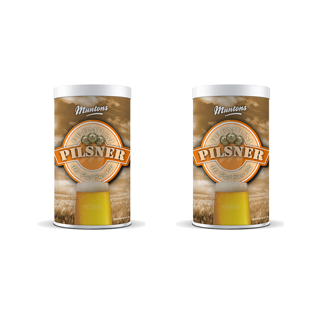 Premium Range Pilsner | Refreshing and Delicate Craft Beer (1.5 kg | 3.3 Lb) | Pack of 2