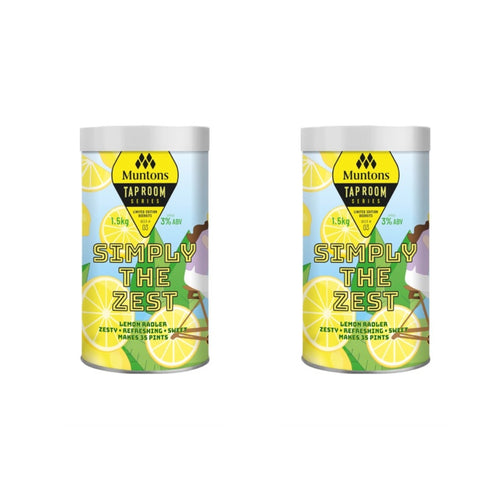 Tap Room Lemon Radler Beer Kit - Refreshing Summer Delight (1.5 kg | 3.3 Lb) | Pack of 2