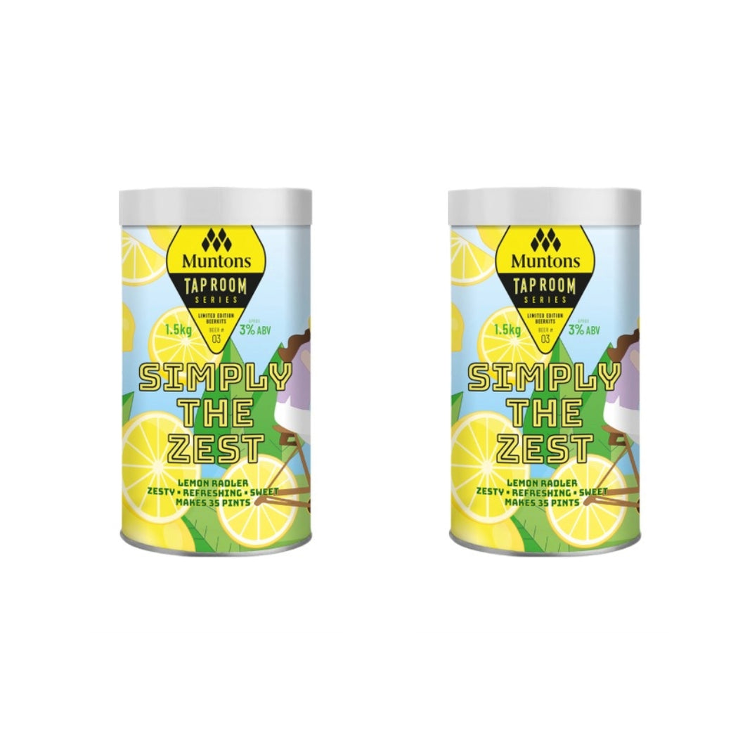 Tap Room Lemon Radler Beer Kit - Refreshing Summer Delight (1.5 kg | 3.3 Lb) | Pack of 2