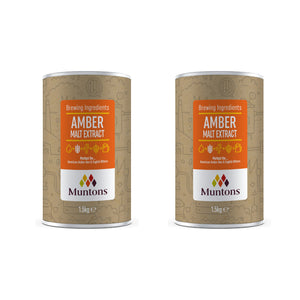 Malt Extract Amber - Craft Exceptional American Amber Ales and English Bitters (1.5 kg | 3.3 Lb) | Pack of 2