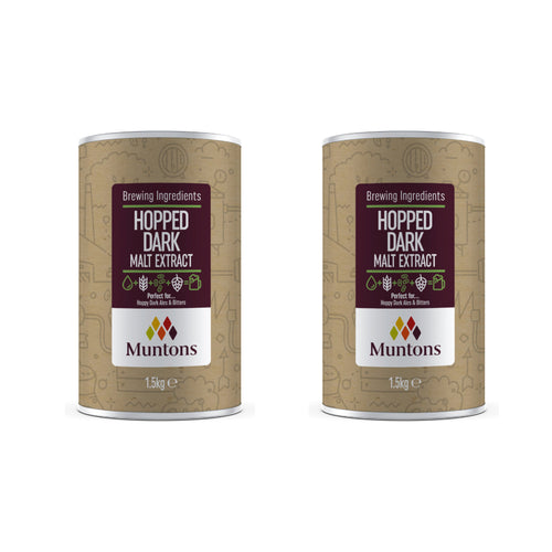 Malt Extract Hopped Dark - Elevate Your Brewing with Rich Flavours (1.5 kg | 3.3 Lb) | Pack of 2