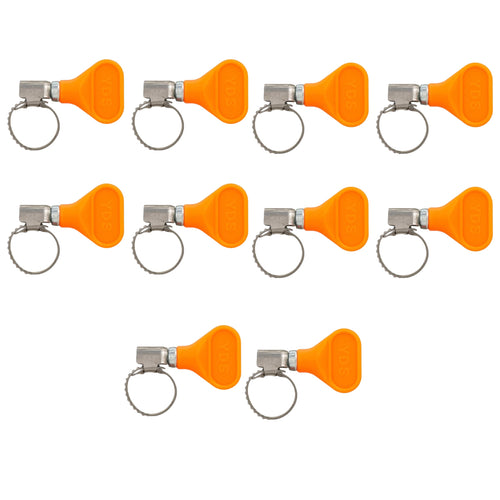 Versatile Butterfly Clamps 10 per Pack (10-16 mm | 0.39-0.63 in)