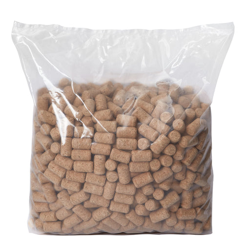 Agglomerated Nova Cork #8 Long Bag of 1000 (45 mm x 22 mm | 1 3/4 in x 0.87 in)