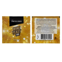 Load image into Gallery viewer, Wine Yeast for Reds, Whites, &amp; Sparkling Wines Pack of 5 (5 g | 0.17 oz)