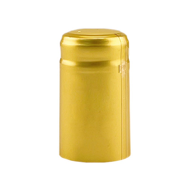 Gold Shrink Caps for Wine Bottles: Pack of 100, Expertly Crafted in Europe (30.5 mm x 55 mm)