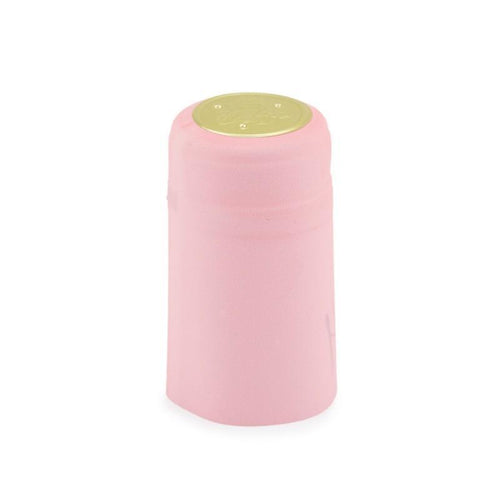 Solid Light Pink | Shrink Cap Pack of 100 (30.5 x 55 mm | 1.2 x 2.16 in)