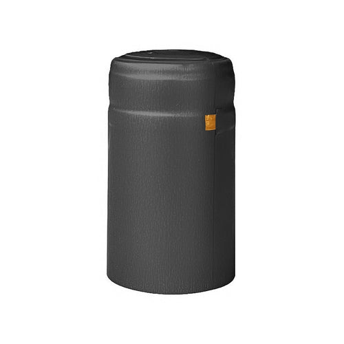Black Matte | Shrink Cap Pack of 100 (30.5 x 55 mm | 1.2 x 2.16 in)