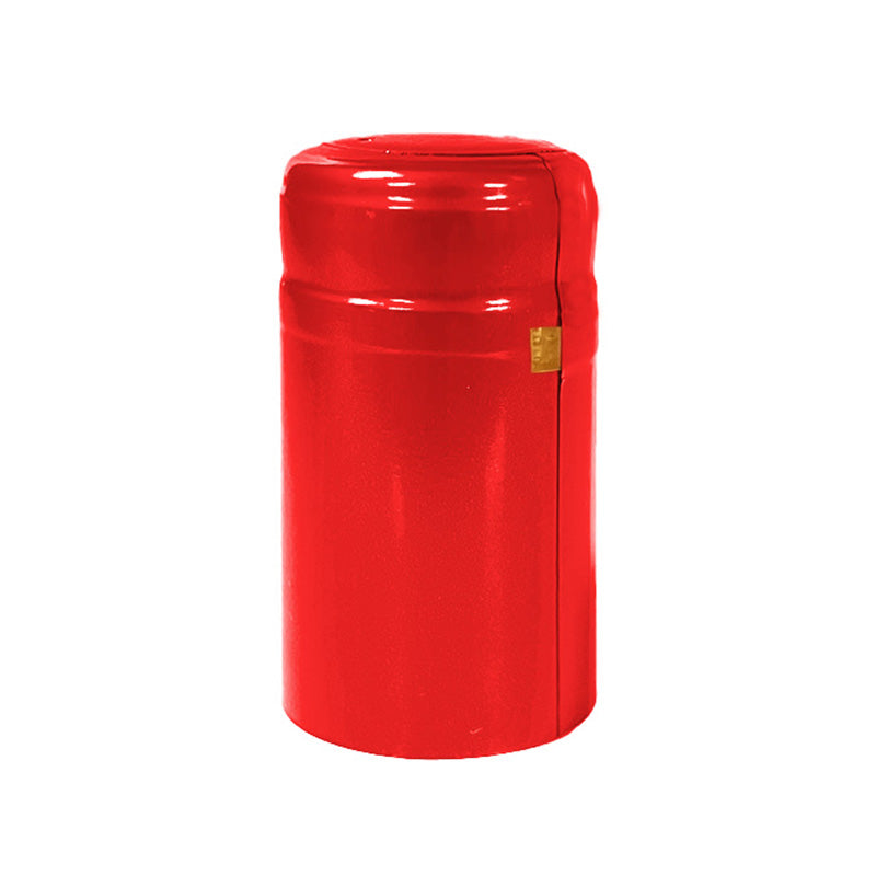 Red | Shrink Cap Pack of 100 (30.5 x 55 mm | 1.2 x 2.16 in)