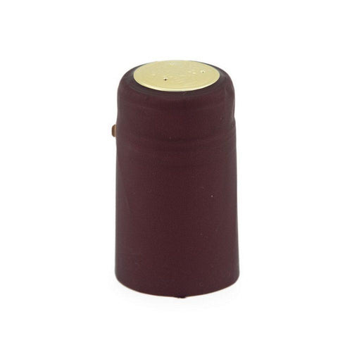 Metallic Merlot | Shrink Cap Pack of 100 (30.5 x 55 mm | 1.2 x 2.16 in)
