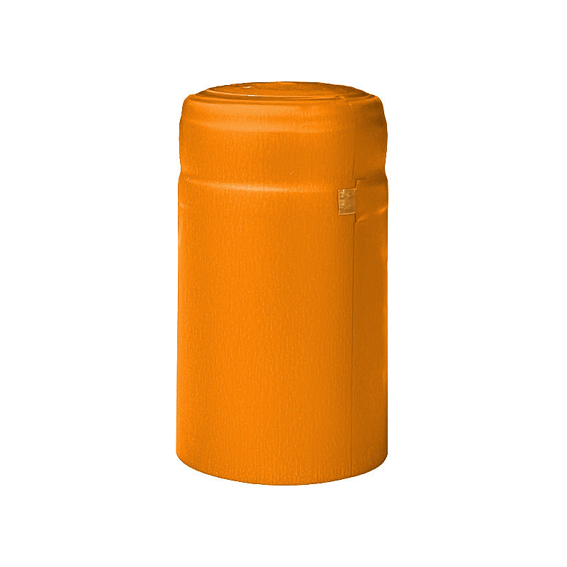 Yellow/Orange Shrink Caps for Wine Bottles: Pack of 100, Expertly Crafted in Europe (30.5 mm x 55 mm)