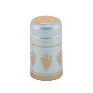 Silver/Gold Grapes | Shrink Cap Pack of 100 (30.5 x 55 mm | 1.2 x 2.16 in)*