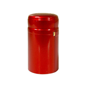 Ruby Red | Shrink Cap Pack of 100 (30.5 x 55 mm | 1.2 x 2.16 in)