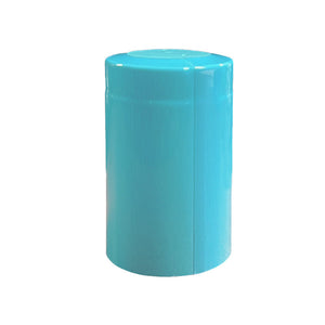 Sky Blue | Large Shrink Cap Pack of 100 (34 x 55 mm | 1.34 x 2.17 in)