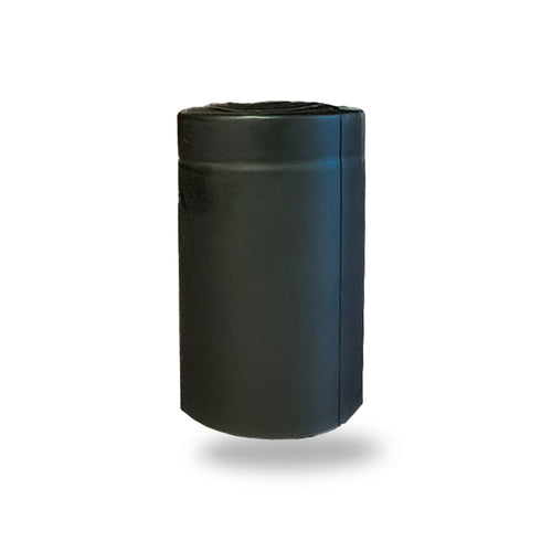 Black | Large Shrink Cap Pack of 100 (34 x 55 mm | 1.34 x 2.17 in)