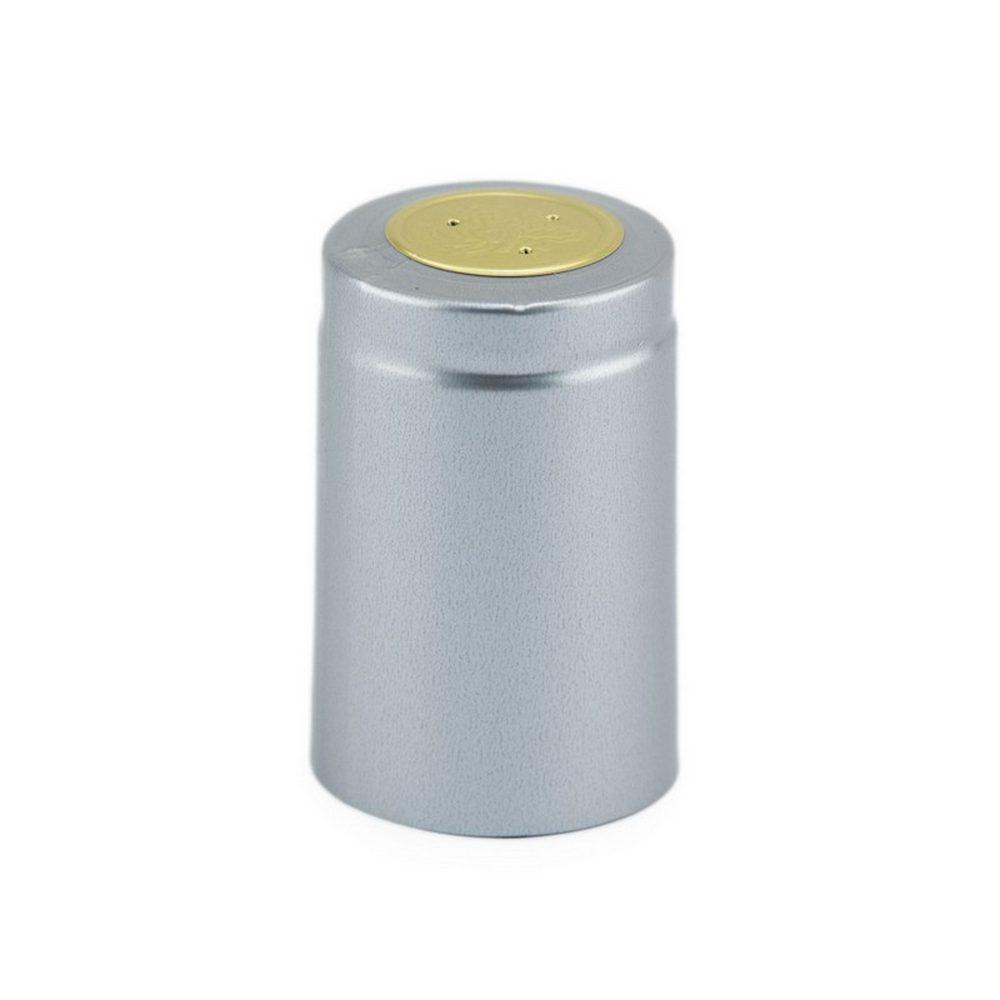 Silver | Large Shrink Cap Pack of 100 (34 x 55 mm | 1.34 x 2.17 in)