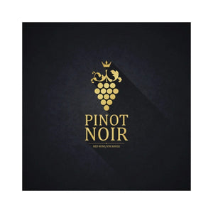 Pinot Noir Golden Grape Pack of 50 Wine Labels (3.78 in x 3.78 in | 9.6 cm x 9.6 cm)