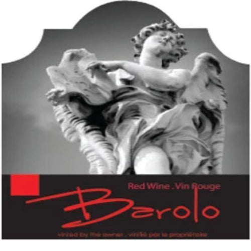 Barolo Angel Wine Label 30 per Pack ( 4 in x 6 in | 10 cm x 15 cm)