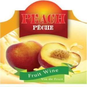 Peach Splash Wine Label 30 per Pack ( 4 in x 6 in | 10 cm x 15 cm)