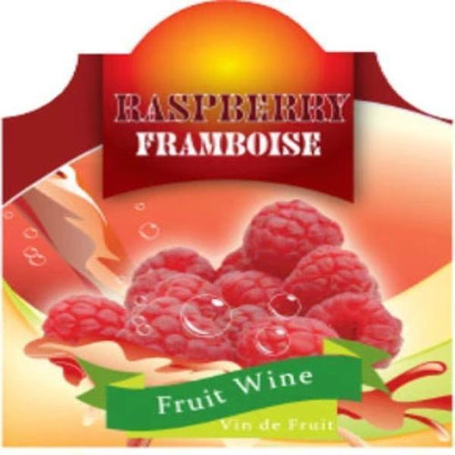 Raspberry Splash Wine Label 30 per Pack ( 4 in x 6 in | 10 cm x 15 cm)