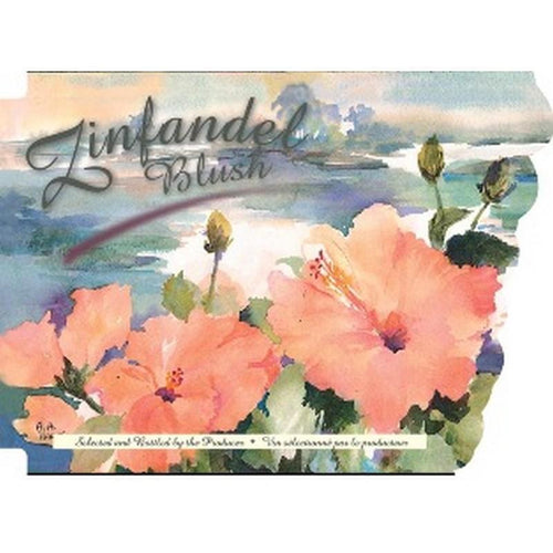 Zinfandel Blush Flowers Wine Label 30 per Pack ( 4 in x 6 in | 10 cm x 15 cm)