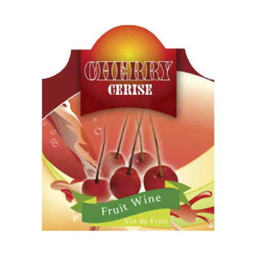 Cherry Splash Wine Label 30 per Pack ( 4 in x 6 in | 10 cm x 15 cm)