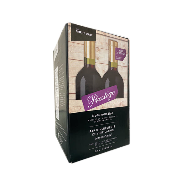 Prestige White Zinfandel Blush Wine Kit | Makes up to 23 Liters (6 Gallons) | Trusted Since 1991