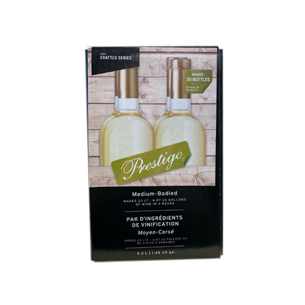 Prestige Australian Trio White Wine Kit | Makes up to 23 Liters (6 Gallons) | Trusted Since 1991