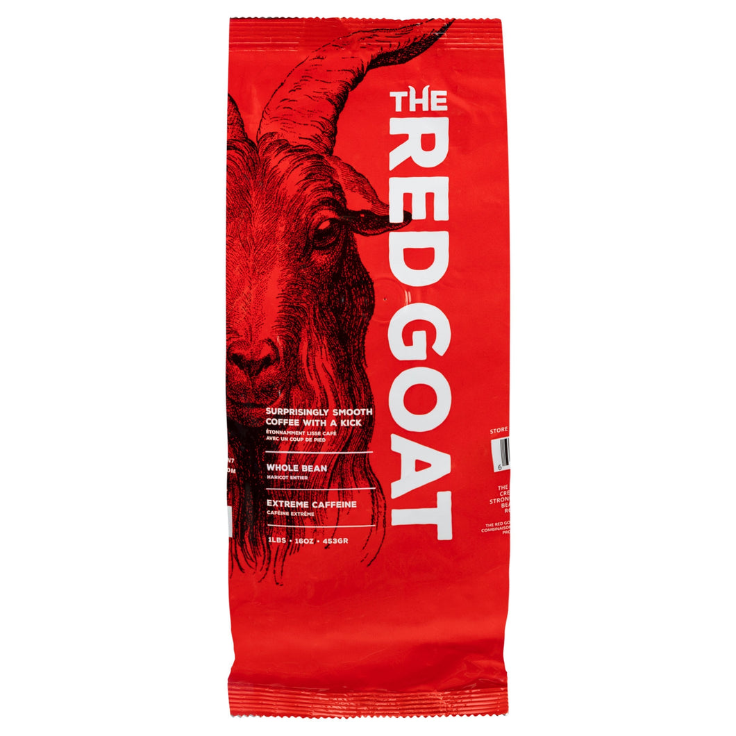 The Red Goat Whole Bean Extreme Caffeine Coffee (454 g | 1 lb)