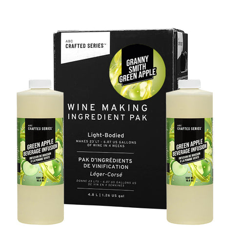 Granny Smith Green Apple White Fruit Winemaking Kit (6.3 L | 1.66 gal)