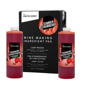 Summer Strawberry Blush Fruit Winemaking Kit (6.3 L | 1.66 gal)