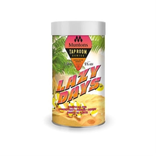 Tap Room Lazy Days Tropical IPA Brewing Kit - Embrace a Tropical Paradise with Every Sip (1.5 kg | 3.3 Lb)