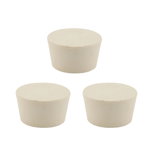 Rubber Stopper #09 Solid 3 per Pack (1-49/64 x 1-29/64 x 1 in | 45 x 37 x 25 mm)