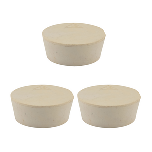 Rubber Stopper #13 Solid 3 per Pack (2-43/64 x 2-9/32 x 1 in | 68 x 58 x 25 mm)