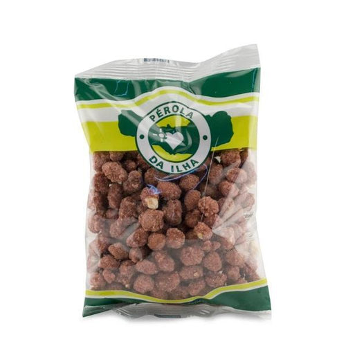 Delicious Toasted Peanuts with Sugar - 250g | 8.8oz (Case of 10) - Lightly Toasted and Caramelized - Convenient Single-Serve Portions - Product of Portugal