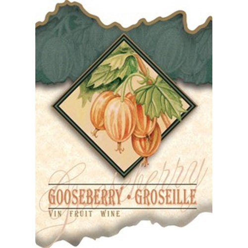 Goose Berry Wine Label 30 per Pack ( 4 in x 6 in | 10 cm x 15 cm)