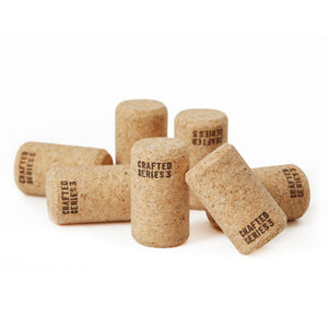 Agglomerated Eco-Friendly Micro Cork 3 Years #8 Short (38 mm x 22 mm | 1.5 in x 0.87 in) Pack of 1000