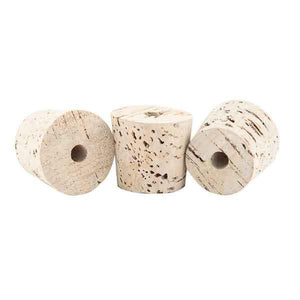 Tapered Cork #19 - 3/8 Bored Hole - 10 per Pack (38x43x36 mm)