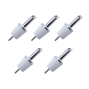 Professional Stainless Steel Pourer with Rubber Insert Pack of 5