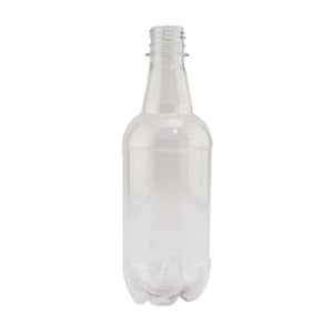 Clear P.E.T Beer Bottles 24 per Case (500 ml | 16.91 oz)