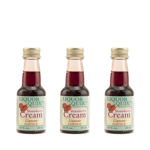 Strawberry Cream Liqueur Essence 3 per Pack (20 ml | 0.65 fl oz)