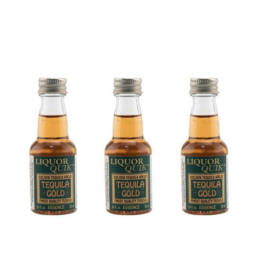 Golden Tequila Essence 3 per Pack (20 ml | 0.65 fl oz)