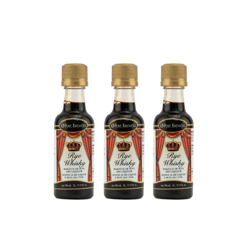 Rye Whisky Essence Pack of 3 (50 ml | 1.69 oz)