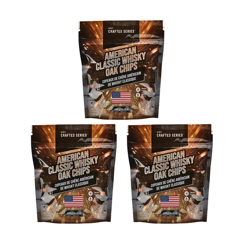American Whiskey Oak Chips - 100 gr | 3.52 oz (3/Pack)