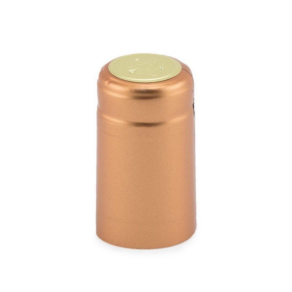 Solid Bronze Shrink Caps for Wine Bottles: Pack of 100, Expertly Crafted in Europe (30.5 mm x 55 mm)