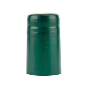 Pine Green Matte Shrink Caps for Wine Bottles: Pack of 100, Expertly Crafted in Europe (30.5 mm x 55 mm)