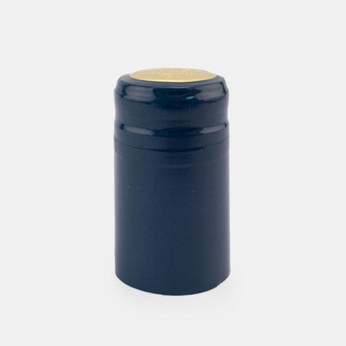 Peacock Blue Shrink Caps for Wine Bottles: Pack of 100, Expertly Crafted in Europe (30.5 mm x 55 mm)