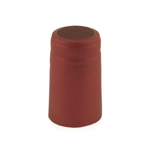 Chestnut Brown Shrink Caps for Wine Bottles: Pack of 100, Expertly Crafted in Europe (30.5 mm x 55 mm)*