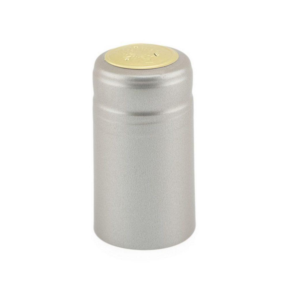 Platinum Shrink Caps for Wine Bottles: Pack of 100, Expertly Crafted in Europe (30.5 mm x 55 mm)